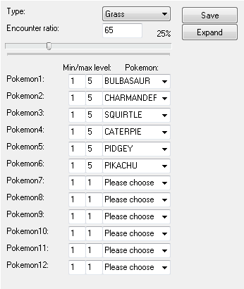 Pokemon Emerald Version Land Caves Map Map for Game Boy Advance by